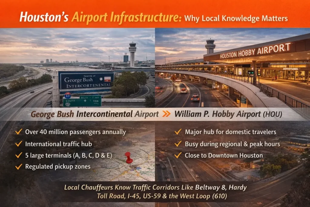 Houston Airport Transportation Infrastructure