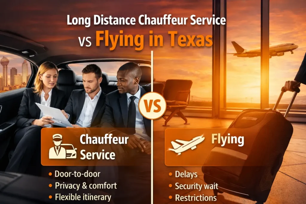 Luxury Long Distance Chauffeur Travel Across Texas