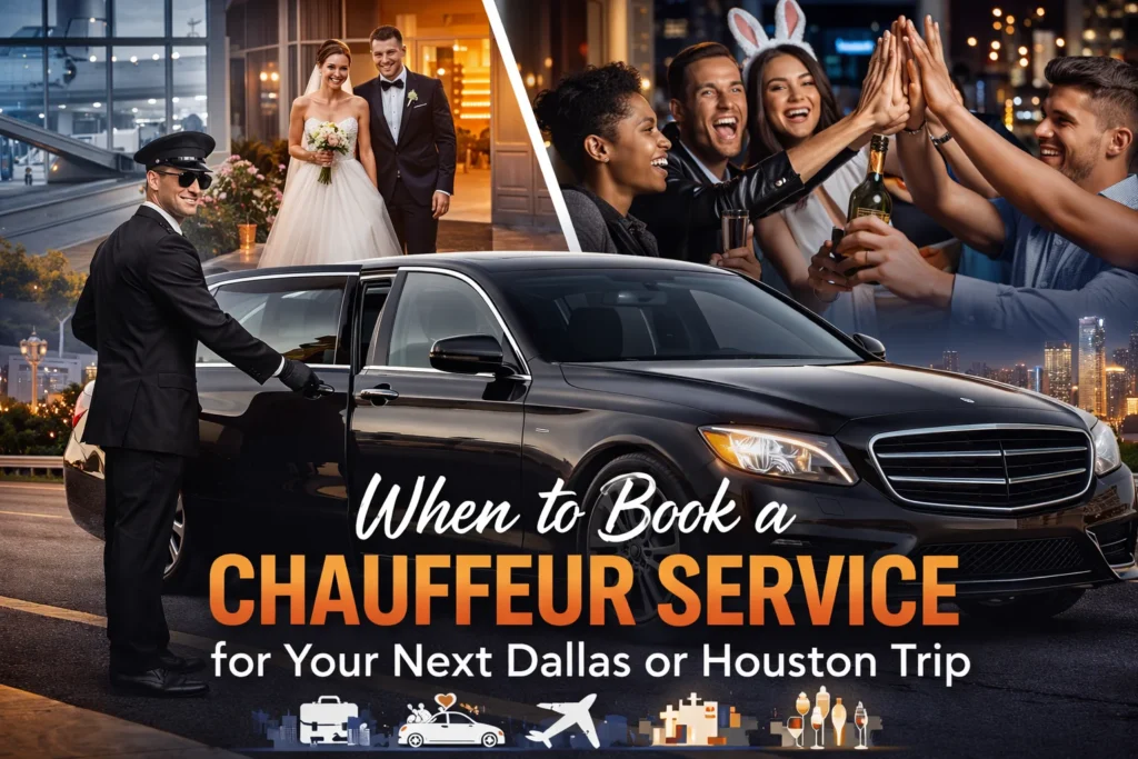Professional Chauffeur service Dallas & Houston