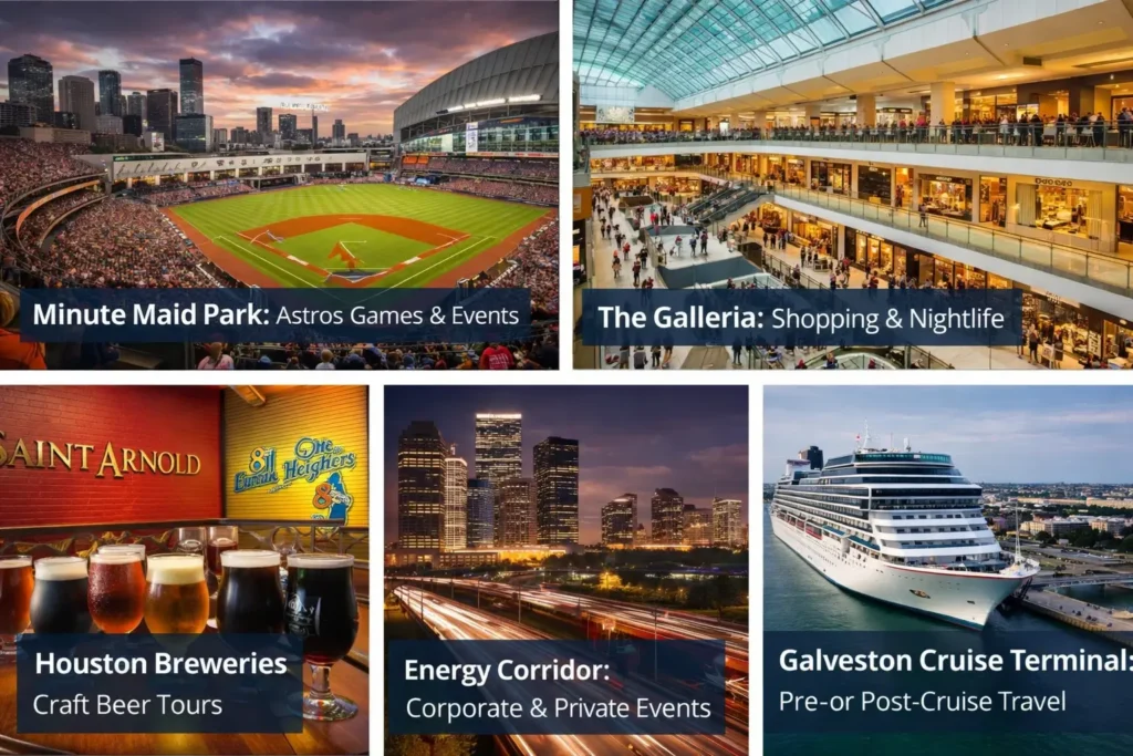 Top 5 Destionations in Hosuton and Wood land