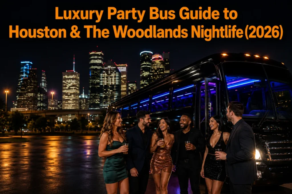 Luxury Party Bus Guide to Houston & The Woodlands Nightlife (2026)