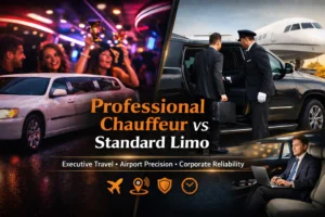 Professional Chauffeur Service in Dallas vs Standard Limo