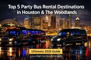 Top 5 Party Bus Rental Destinations in Houston and The Woodlands Ultimate 2026 Guide