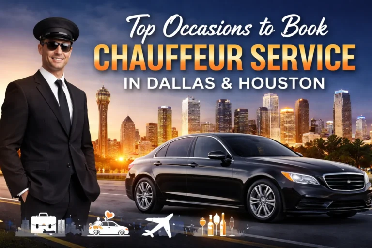 Top Occasions to Hire a Professional Chauffeur Dallas & Houston