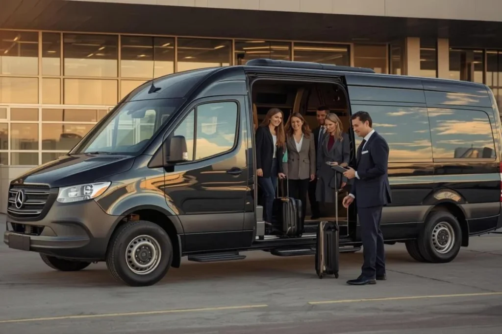 Executive Sprinter Van for Groups Flying into DAL
